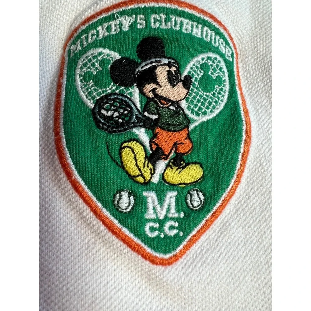 Disney Mickey Mouse Clubhouse Kids Tennis Polo and Shorts Set White Green 4T